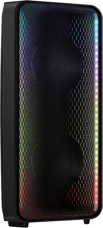 Photo 1 of SAMSUNG MX-ST4CB Sound Tower High Power Audio, 140W Floor Standing Speaker, Bi-Directional Sound, Built-in Battery, IPX5 Water Resistant, Party Lights, Bluetooth Multi-Connection, 2022