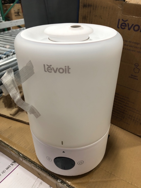 Photo 2 of *FOR PARTS*  LEVOIT Smart Cool Mist Humidifiers for Bedroom, Top Fill Essential Oil Diffuser, Auto Humidity Adjustment with Sensor, Remote Control, Ideal for Baby Nursery and Plants, Quiet, Ultrasonic, 3L, White