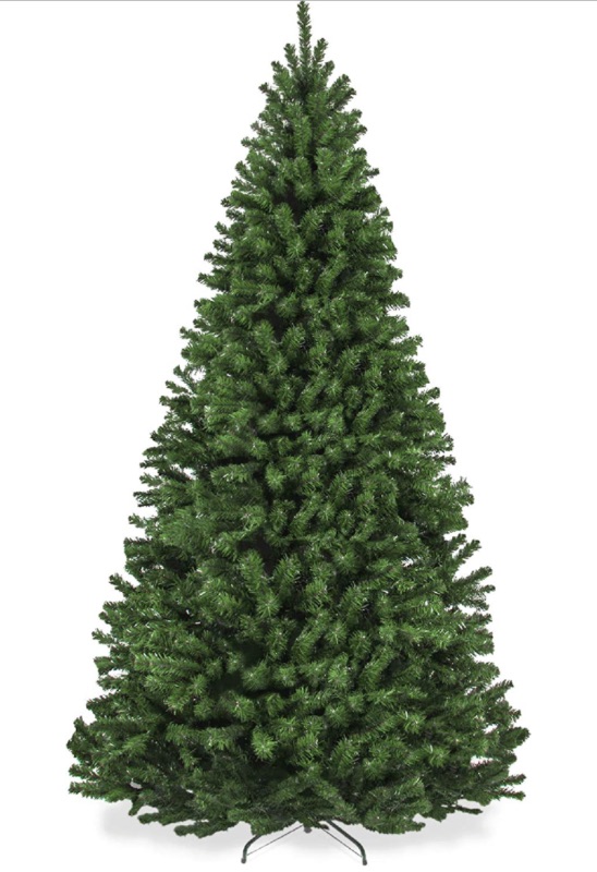 Photo 1 of ***UNABLE TO TEST**** 7.5ft Premium Spruce Artificial Holiday Christmas Tree for Home, Office, Party Decoration w/ 1,346 Branch Tips, Easy Assembly, Metal Hinges & Foldable Base