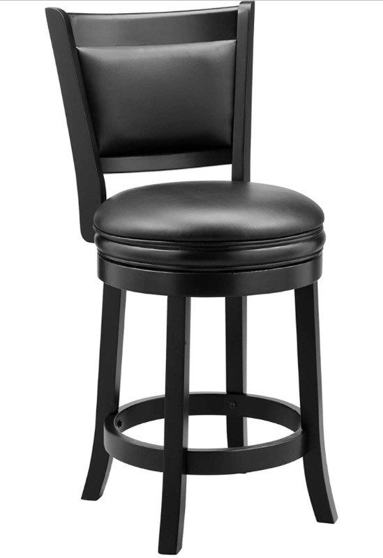 Photo 1 of ***MISSING COMPONENTS****Ball & Cast Swivel Counter Height Barstool 24 Inch Seat Height Black Set of 1