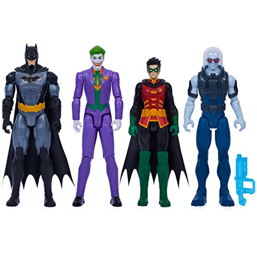 Photo 1 of DC Comics, Batman and Robin Vs. the Joker and Mr. Freeze, 12-inch Action Figures, Kids Toys for Boys and Girls Ages 3 and up
