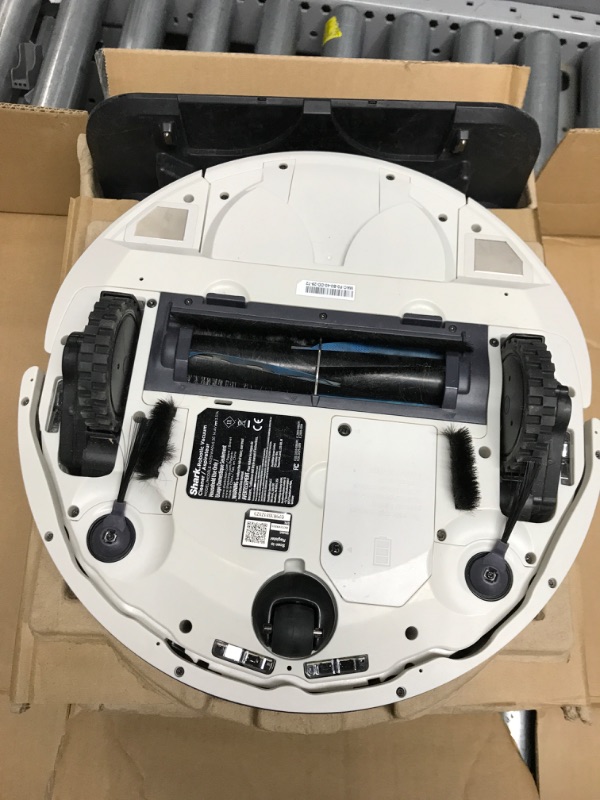 Photo 3 of *Tested-Powers On* Shark AV2511AE AI Ultra Robot Vacuum, with Matrix Clean, Home Mapping, 60-Day Capacity Bagless Self Empty Base, Perfect for Pet Hair, Wifi, Compatible with Alexa, Black/Silver 60-Day Capacity + 2nd Generation