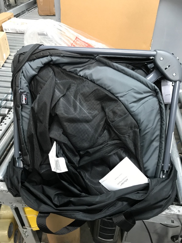 Photo 1 of Chicco Alfa Lite® Lightweight Travel Playard, Portable Playpen for Babies and Toddlers, Snap-Open/Compact Fold Design,13 lbs., Baby Travel Essential | Midnight/Navy
