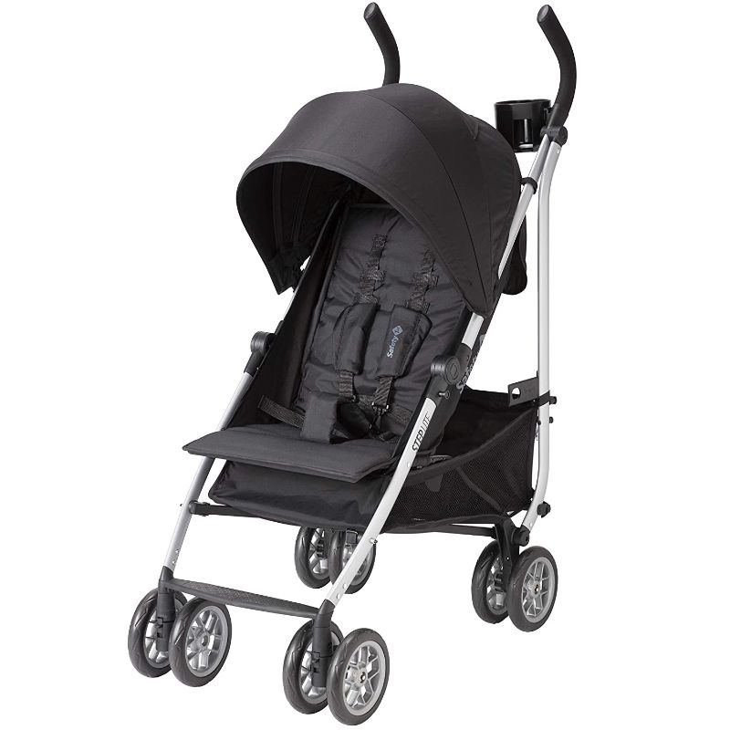 Photo 1 of 
Safety 1st Step Lite Compact Stroller, Lightweight aluminum frame and a breeze to carry, at only 15 lbs, Back to Black