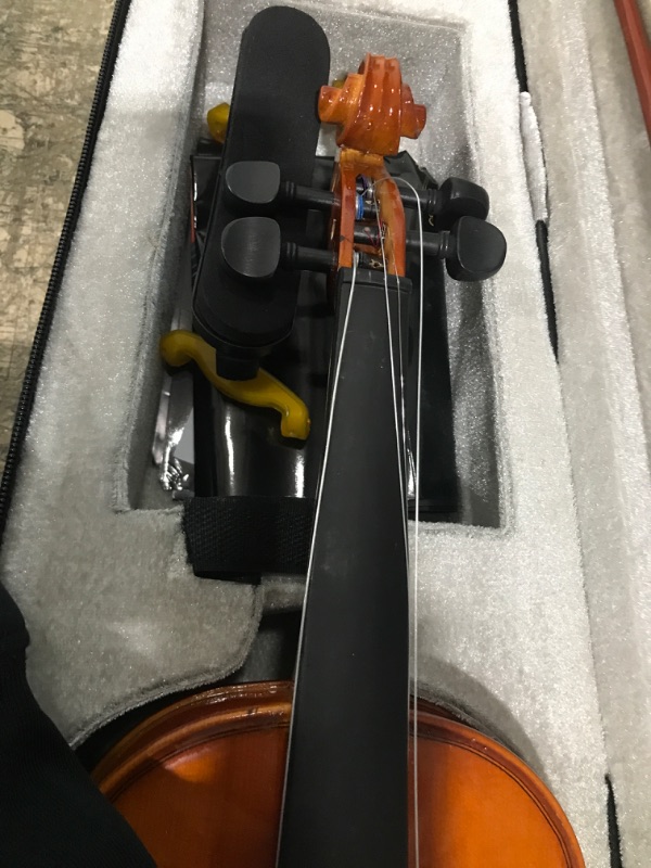 Photo 4 of 01 Beginners Violins Kit, 1/2 Violin Ergonomically Designed with Lightweight Case for Kids for Children for Beginners(Default)