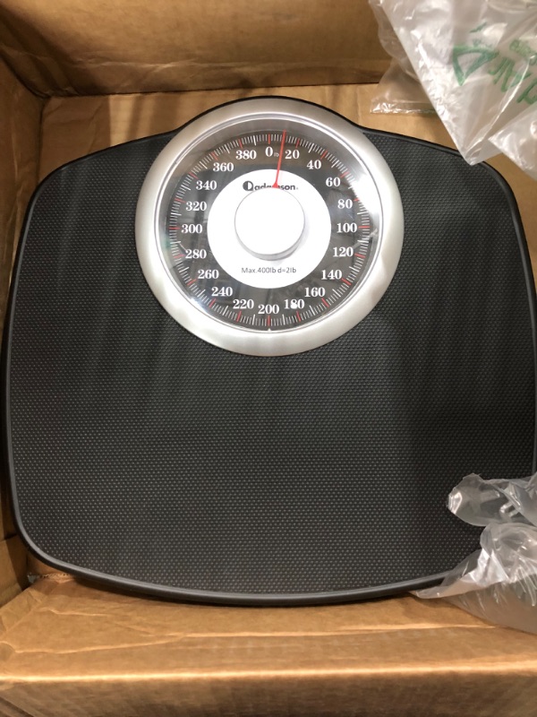 Photo 2 of Adamson A27 Scales for Body Weight - Up to 350 lb, Anti-Skid Rubber Surface, Extra Large Numbers - High Precision Bathroom Scale Analog - Durable with 20-Year Warranty - New 2022
