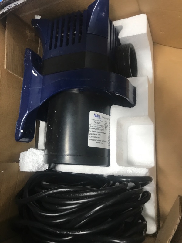 Photo 4 of Alpine Corporation 4000 GPH Cyclone Pump for Ponds, Fountains, Waterfalls, and Water Circulation