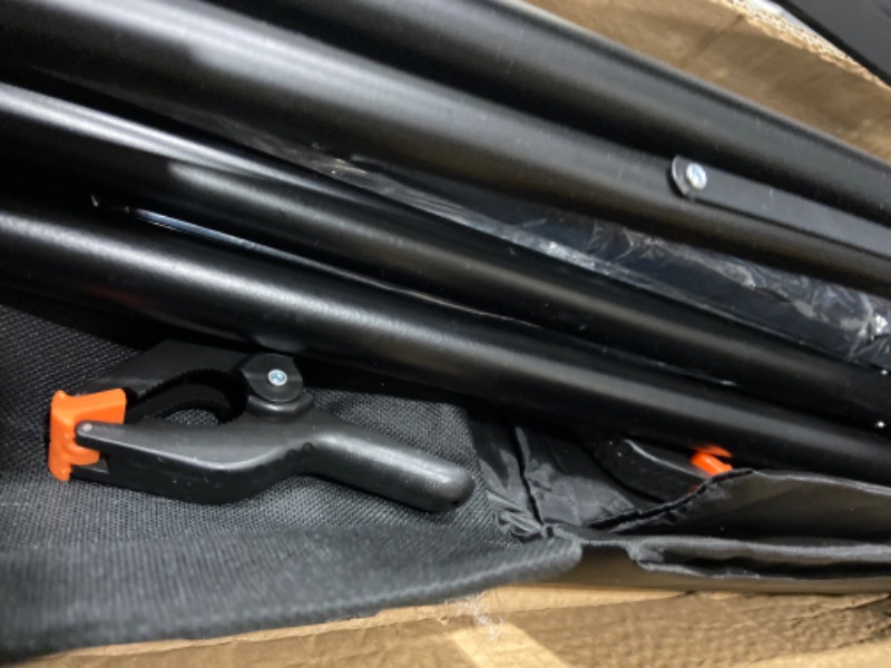 Photo 3 of Yesker Photo Video Studio 10ft Adjustable Backdrop Stand, Background Support System Kit with Carry Bag for Photography Studio Parties Wedding 6.5x10ft