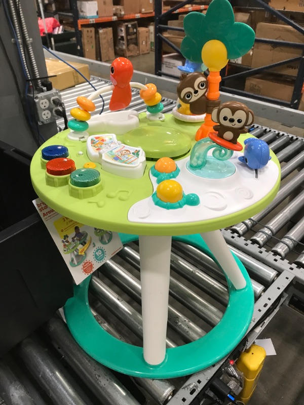 Photo 2 of Bright Starts Around We Go 2-in-1 Walk-Around Baby Activity Center & Table, Tropic Cool, Ages 6 Months+
