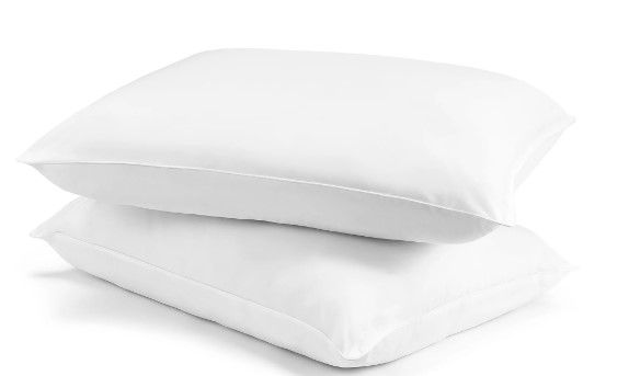 Photo 1 of  Plush Microfiber Bed Pillows, 2 Pack, King