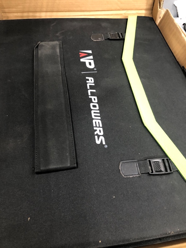 Photo 2 of ALLPOWERS SP033 200W Portable Solar Panel 18V Foldable Solar Panel Kit with MC-4 Output Waterproof IP66 Solar Charger for RV Laptops Solar Generator Van Camping Off-Grid