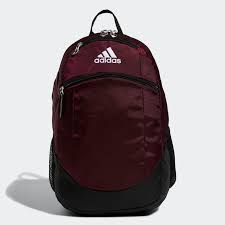 Photo 1 of adidas STRIKER II Team Backpack | Maroon-Black | Unisex
