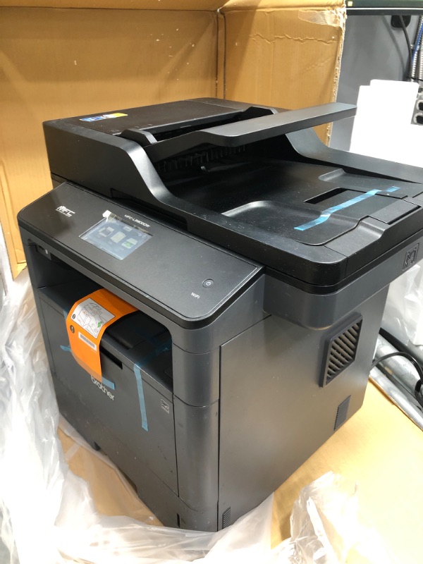 Photo 4 of Brother Monochrome Laser Printer, Multifunction Printer, All-in-One Printer, MFC-L5900DW, Wireless Networking, Mobile Printing & Scanning, Duplex Print, Copy & Scan, Amazon Dash Replenishment Ready
