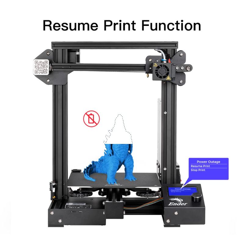 Photo 1 of 3 Pro 3D Printer with Removable Build Surface Plate and Branded Power Supply, FDM 3D Printers for DIY Home and School Printing 