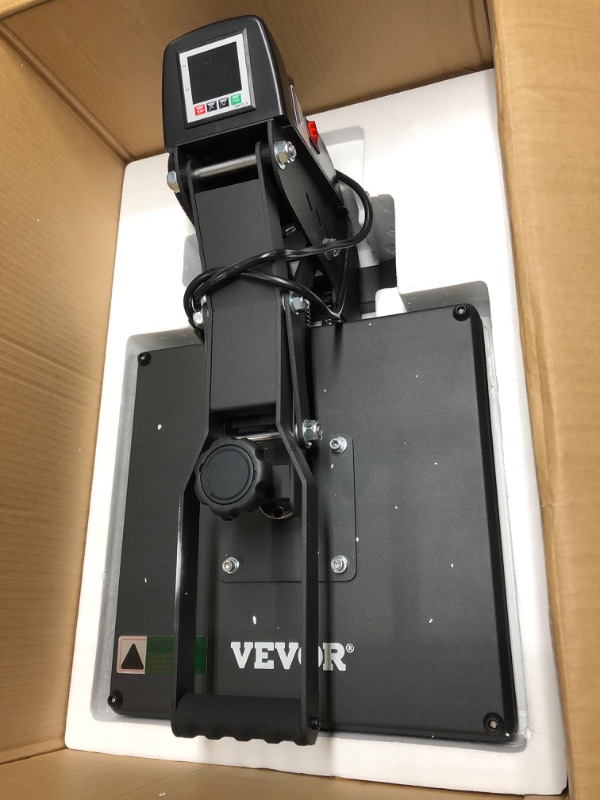 Photo 3 of VEVOR Heat Press, 15x15 Power Heat Press Machine, Fast Heating, High Pressure Heat Press Machine for T-Shirt, Digital Industrial Sublimation Printer for Heat Transfer Vinyl, Easy to Use, Black 15”×15”