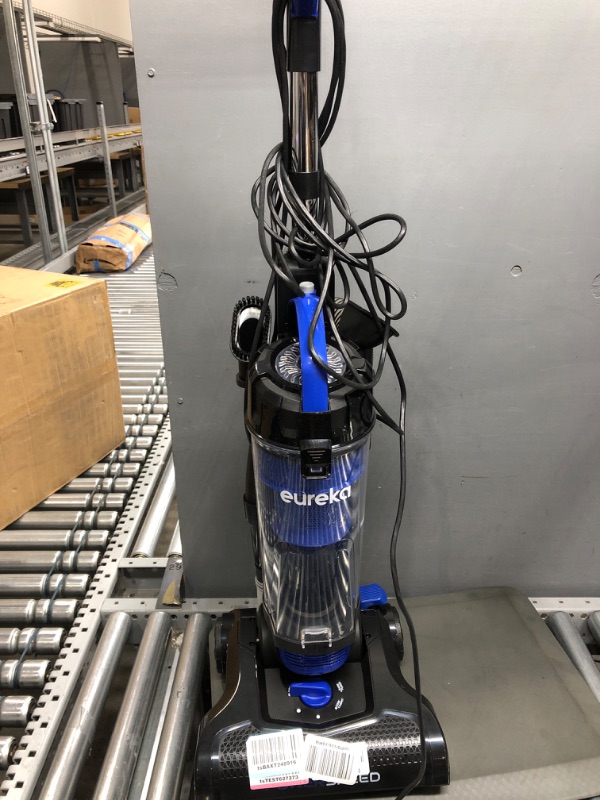 Photo 2 of Eureka Lightweight Powerful Upright Vacuum Cleaner for Carpet and Hard Floor, PowerSpeed, New Model Blue,black/New Model Vacuum Cleaner