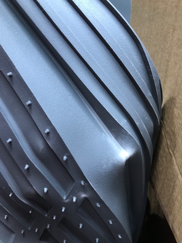 Photo 1 of Motor Trend 923-GR Gray FlexTough Contour Liners-Deep Dish Heavy Duty Rubber Floor Mats & Van-All Weather Protection Trim & Premium FlexTough All-Protection Cargo Liner Trunk Mat, GRAY, 54" x 37"
