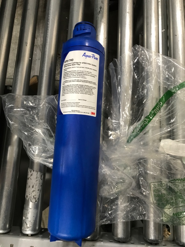 Photo 1 of 3M Aqua-Pure Whole House Sanitary Quick Change Replacement Water Filter AP917HD, For Aqua-Pure System AP903, Reduces Sediment, Chlorine Taste and Odor Replacement Cartridge Replacement