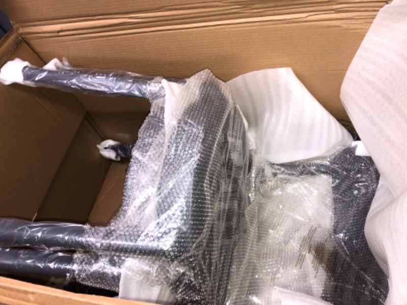 Photo 3 of *NEW CONDITION*
Amazon Basics Dark Grey, Armless Bistro Dining Chair-Set of 2, Premium Plastic Dark Grey Dining Chair