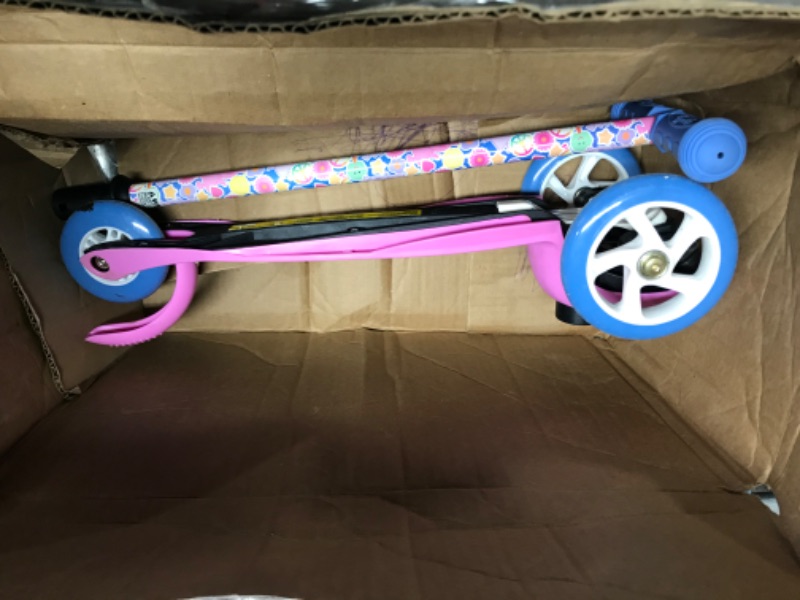 Photo 2 of Self Balancing Kick Scooter - Extra Wide Deck, 3 Wheel Platform, Foot Activated Brake, 75 Lbs Limit, Kids & Toddlers, Girls Or Boys, Ages 3 and Up Peppa Pig