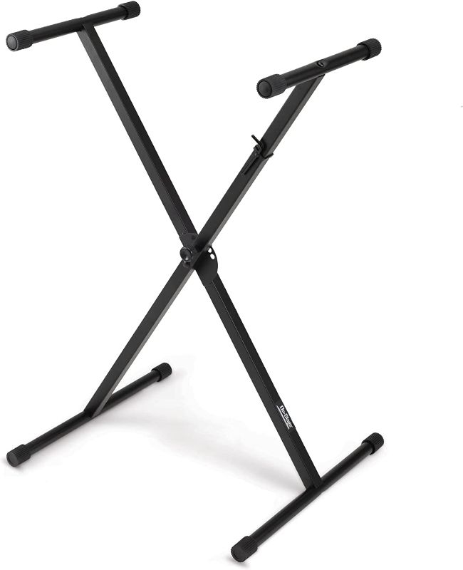 Photo 1 of INCOMPLETE On-Stage KS7190 Classic Single-X Keyboard Stand
**LOOSE AND MISSING HARDWARE**