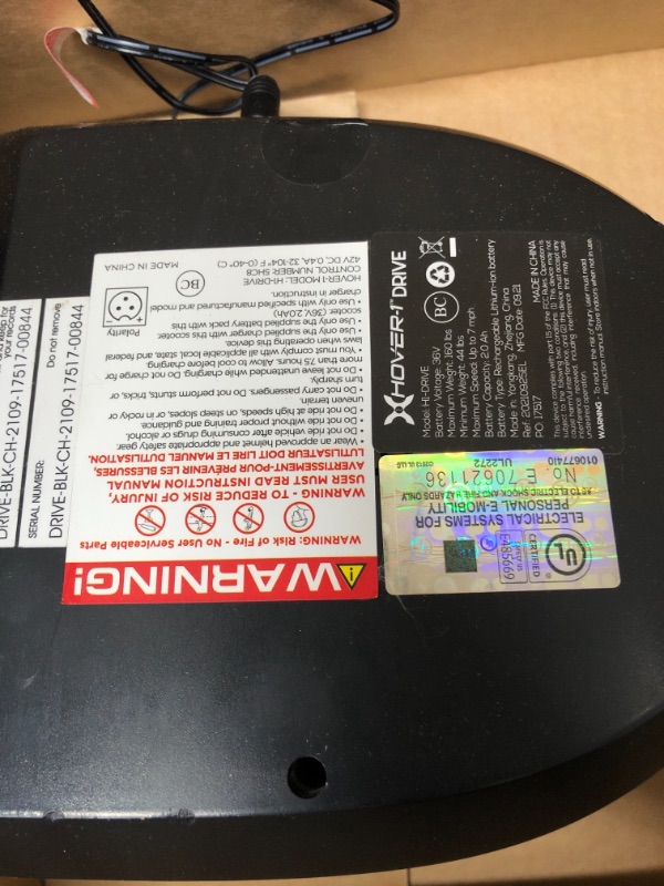 Photo 1 of Hover-1 Drive Electric Hoverboard