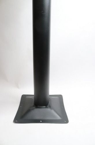 Photo 1 of Flash Furniture Column Table Stand with Welded Square Plate Black 3'
