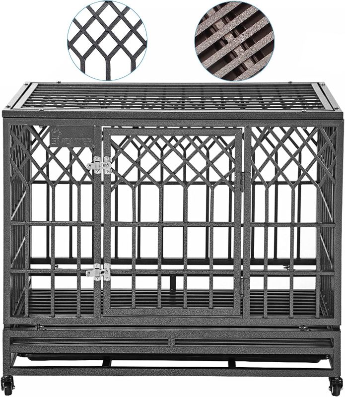 Photo 1 of  Heavy Duty Dog Cage for Large Dog Strong Metal Kennel