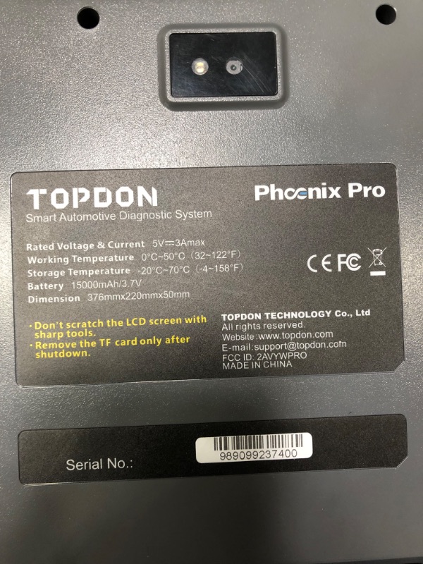 Photo 4 of TOPDON Phoenix Pro ECU Programming&Coding Scan Tool
