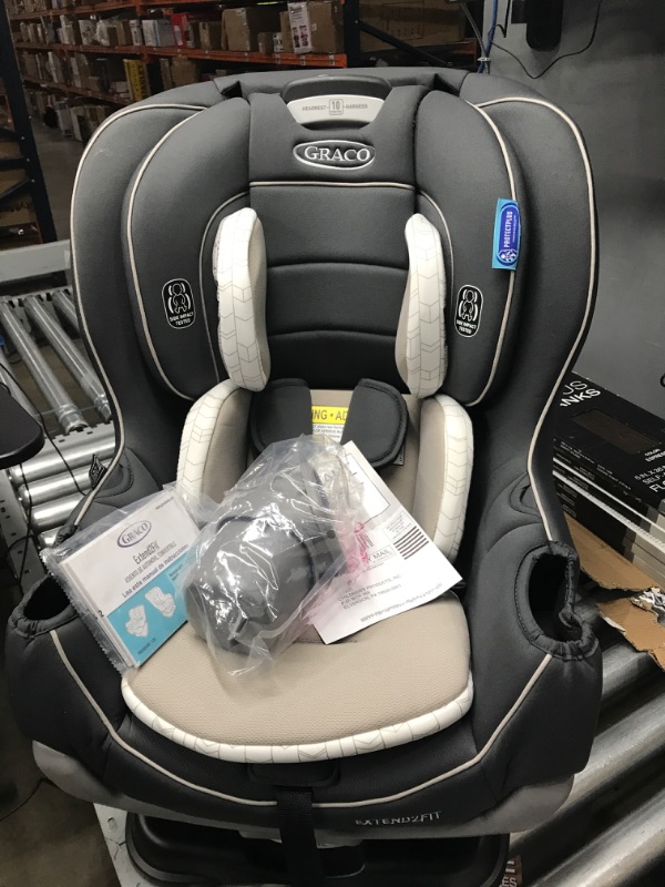 Photo 5 of ***COLOR VARIES, SEE WAREHOUSE PHOTOS*** Graco Extend2Fit Convertible Car Seat, Ride Rear Facing Longer with Extend2Fit, 2-in-1 