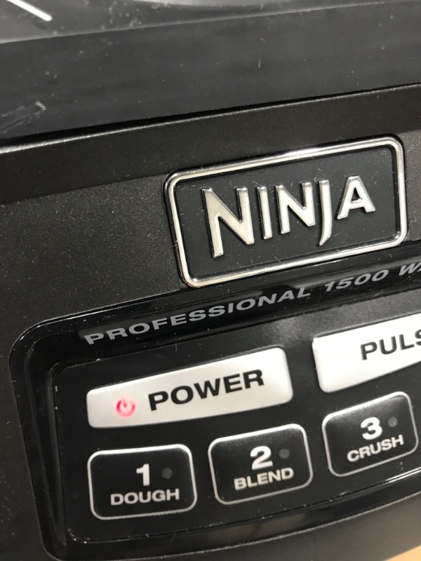 Photo 6 of ***TESTED WORKING*** Ninja BL770 Mega Kitchen System, 1500W, 4 Functions for Smoothies, Processing, Dough, Drinks & More, with 72-oz.* Blender Pitcher, 64-oz. Processor Bowl, (2) 16-oz. To-Go Cups & (2) Lids, Black Black with 2 Nutri Ninja Cups + Lids