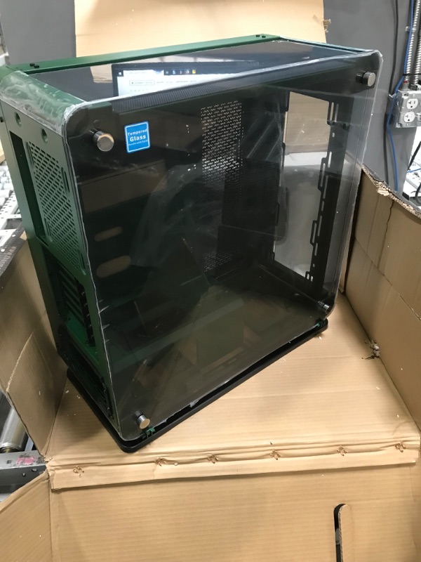 Photo 2 of Thermaltake The Core P6 TG Racing Green Edition transformable ATX Mid Tower Fully Modular Computer Case with Tt LCS Certification CA-1V2-00MCWN-00 Green P6