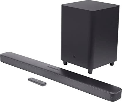 Photo 1 of JBL Bar 5.1 - Soundbar with Built-in Virtual Surround, 4K and 10" Wireless Subwoofer (JBL2GBAR51IMBLKAM)
