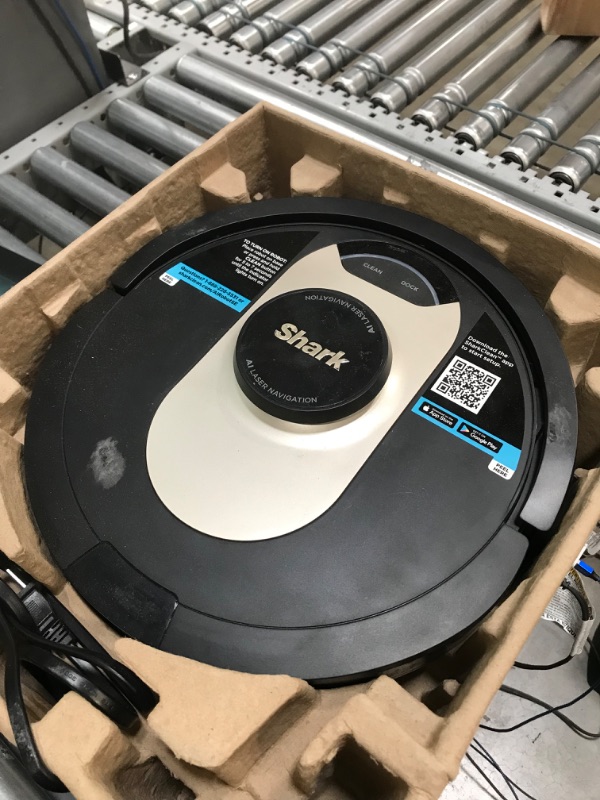 Photo 2 of ***PARTS ONLY*** Shark AI Ultra Robot Vacuum with XL HEPA Self-Empty Base, Bagless, 60-Day Capacity, LIDAR Navigation, Smart Home Mapping, UltraClean, Perfect for Pet Hair, Compatible with Alexa, Black
