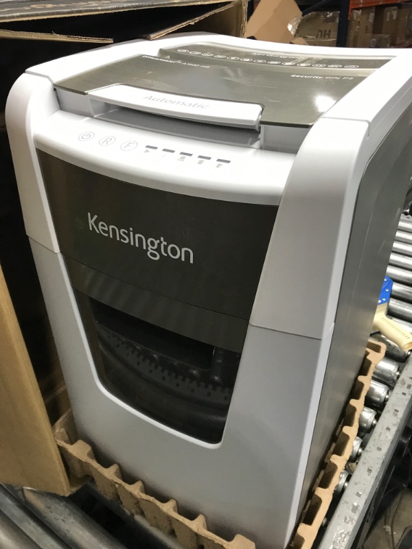 Photo 2 of Kensington Shredder - New OfficeAssist 150-Sheet Auto-Feed Micro Cut Anti-Jam Paper and Credit Card Home Office Shredder with 11.6 gallons Pullout Wastebasket (K52050AM)