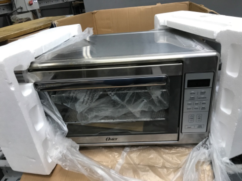 Photo 2 of ***PARTS ONLY*** Oster Air Fryer Oven, 10-in-1 Countertop Toaster Oven Air Fryer Combo, 10.5" x 13" Fits 2 Large Pizzas, Stainless Steel Convection Oven with Air Fry