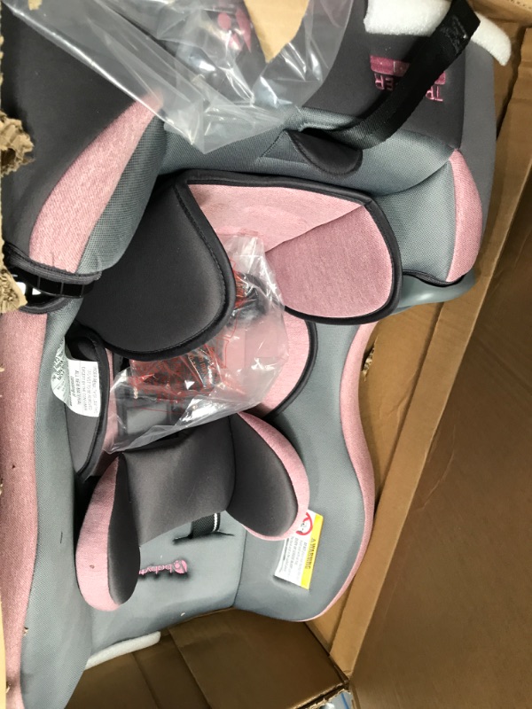 Photo 3 of Baby Trend Trooper 3-in-1 Convertible Car Seat, Cassis Pink