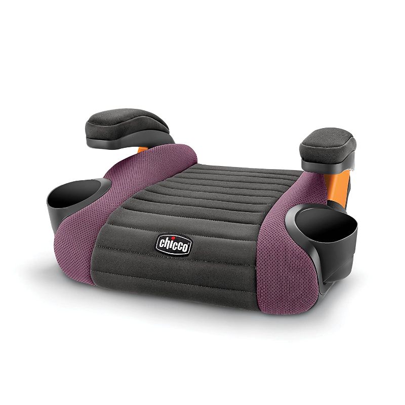 Photo 1 of Chicco GoFit Backless Booster Car Seat, Travel Booster Seat for Car, Portable Car Booster Seat for Children 40-110 lbs, Grape/Purple, 1 Count