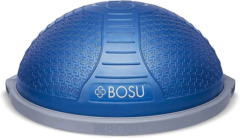 Photo 1 of BOSU NexGen 25IN Home Fitness Exercise Gym Strength Flexibility Balance Trainer with Rubberized Non Skid Surface and Hand Air Pump
