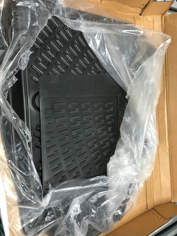 Photo 2 of 4 Piece Heavy Duty Floor Mat - Black