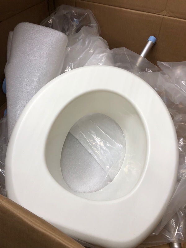 Photo 2 of 300LBS Capacity Raised Toilet Seat with Arms
