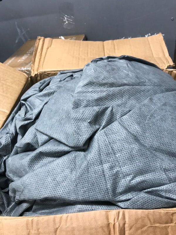 Photo 2 of Budge VRB-3 Rain Barrier Van Cover, Outdoor, Waterproof, Breathable, Van Cover fits Vans up to 228” L x 72" W x 72" H, Gray, Size V3: Fits up to 19' Size V3: Fits up to 19' 6"