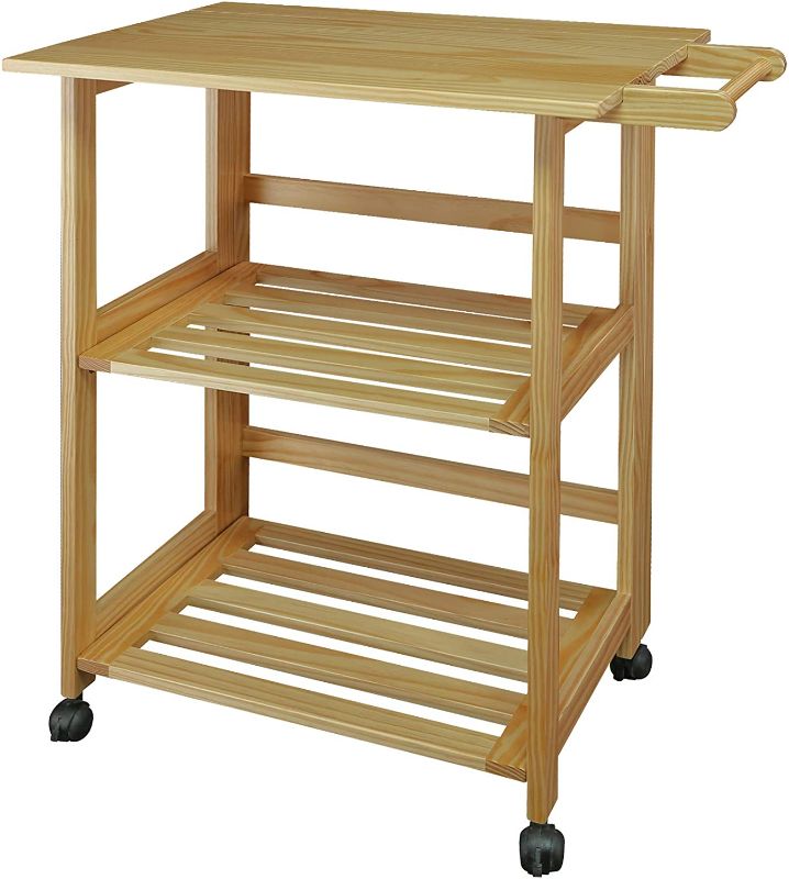 Photo 1 of Casual Home Trek Folding Kitchen Cart, Natural  (New)
