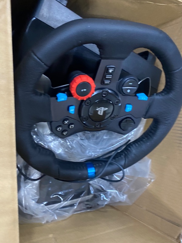 Photo 3 of Logitech G Dual-Motor Feedback Driving Force G29 Gaming Racing Wheel with Responsive Pedals + Logitech G Astro A30 LIGHTSPEED Wireless Gaming Headset Wheel + A30