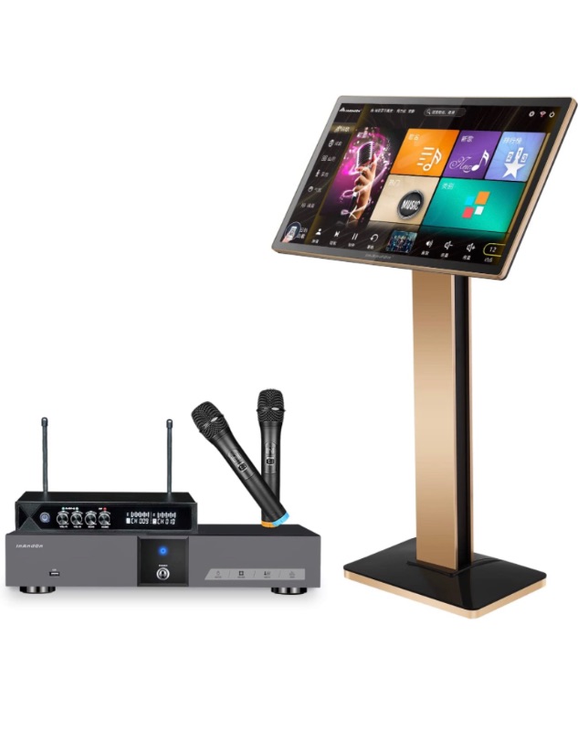 Photo 1 of (Parts only)2021 New Karaoke Machine inandon-KV-V5 MAX Karaoke Player with Reverb Wireless Microphone, 22 Inch Capacitive Touch Screen Free Cloud Download Function YouTube APP Online Play