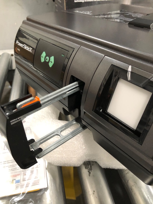 Photo 1 of Pacific Image PowerSlide X 135 Slide Scanner. Auto Batch Scan Mounted Slides. Maximum 50 Slides/Batch Scan. 10000 dpi/48-bit Output. 4.2 Dynamic Dange. Mac/Pc.
