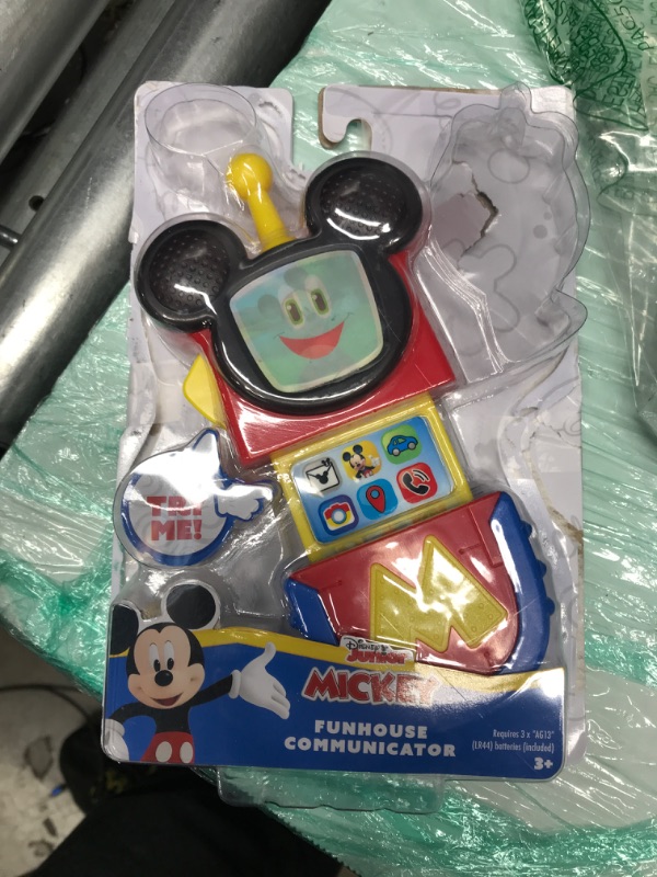 Photo 2 of Disney Junior Mickey Mouse Funhouse Communicator with Lights and Sounds, by Just Play