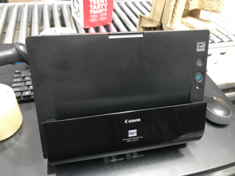 Photo 2 of Canon ImageFORMULA DR-C225 II Office Document Scanner, Black - 3258C002