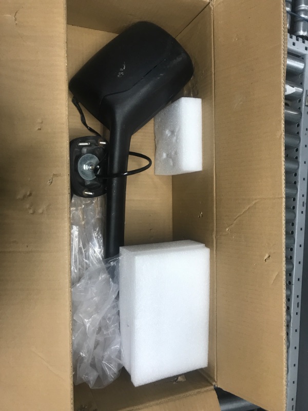 Photo 1 of Replacement Black Hood Mirror Driver Left Side Fit Kenworth T680 Peterbilt 579 587