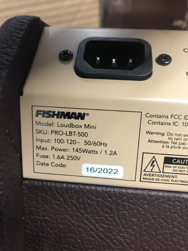 Photo 3 of *** POWERS ON *** Fishman Loudbox Mini BT 60-Watt 1x6.5 Inches Acoustic Combo
